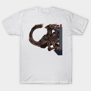 Shopping Dinosaur T-Shirt